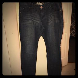 NWOT- Skinny Jeans- Size 15- Dark Denim